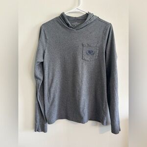 Vineyard Vines Gray Long Sleeve Hoodie Tee